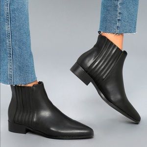 Edie Black Ankle Booties size 8.5